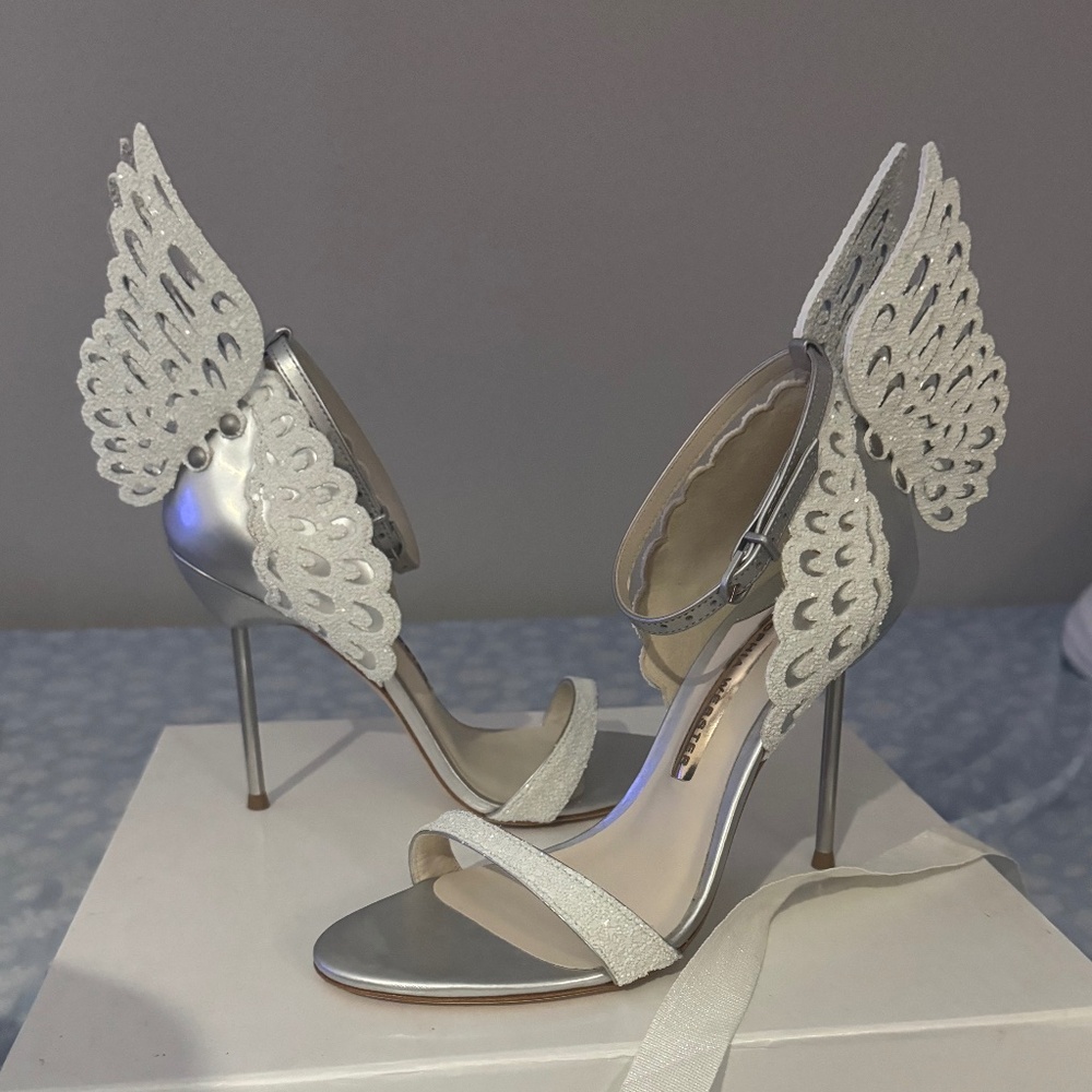 SOPHIA WEBSTER LEATHER d’Orsay SANDALS.